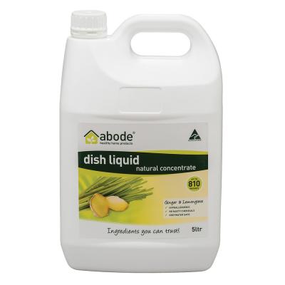 Abode Dish Liquid Concentrate Ginger & Lemongrass 5L